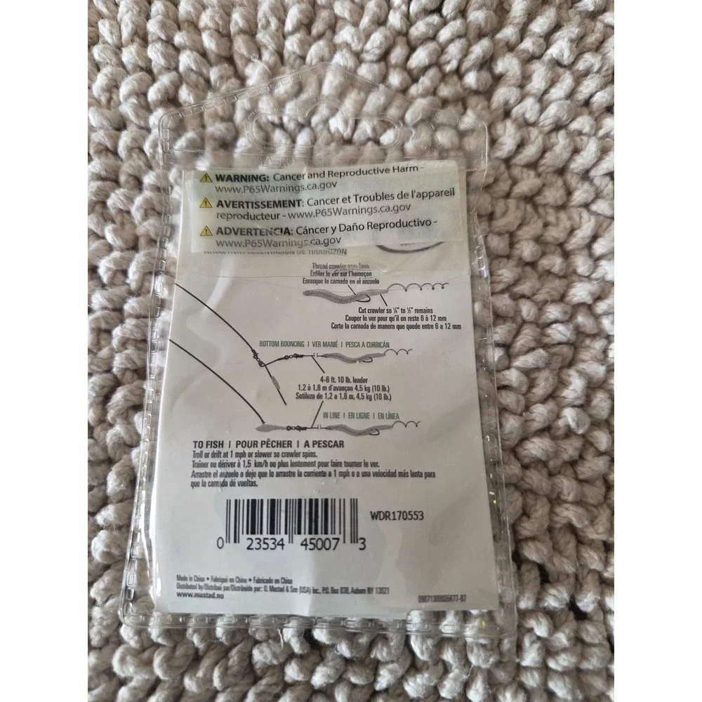 Mustad Slow Death Aberdeen Hook Spec 8 Qty Size 1 Ref 33862np-ch